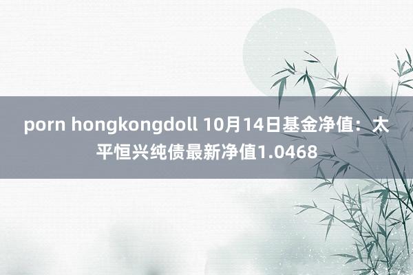 porn hongkongdoll 10月14日基金净值：太平恒兴纯债最新净值1.0468