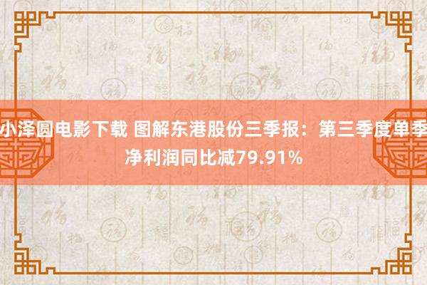 小泽圆电影下载 图解东港股份三季报：第三季度单季净利润同比减79.91%