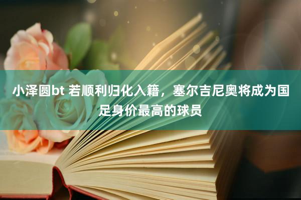 小泽圆bt 若顺利归化入籍，塞尔吉尼奥将成为国足身价最高的球员